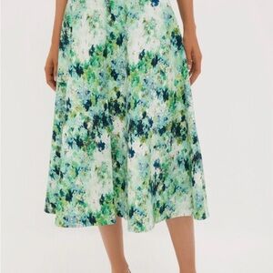 Tuckernuck Water Lillies Andrea Skirt A-Line Skirt NWT